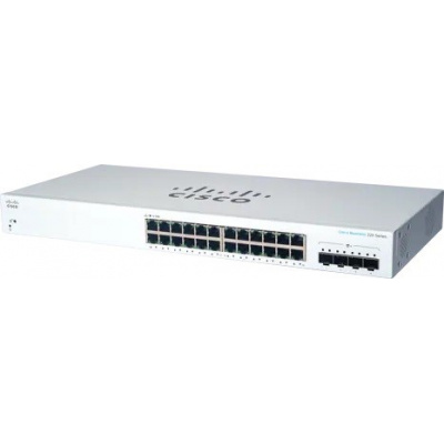 Prepínač Cisco CBS220-24T-4X, 24xGbE RJ45, 4x10GbE SFP+