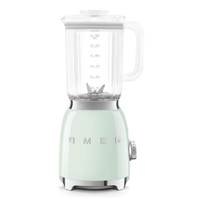 Smeg BLF03PGEU mixér, 800 W, 4 programy, funkce pulse, 18000 RPM, nerezové ostří, Ice crush, 50s Style, pastelově zelený Smeg BLF03PGEU mixér, 800 W, 4 programy, funkce pulse, 18000 RPM, nerezové ostří, Ice crush, 50s Style, pastelově zelený