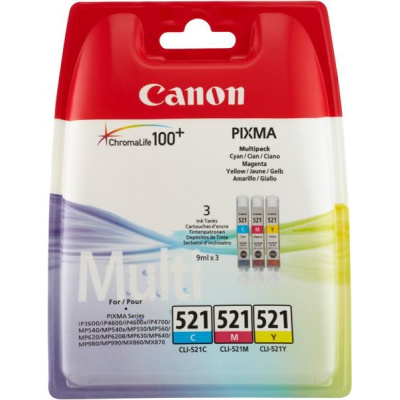 Canon CARTRIDGE pack CLI-521 C/M/Y SEC