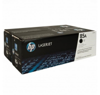 HP 85A Black 2-pack LJ Toner Cart, CE285AD (1,600 / 1,600 pages)