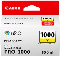 Canon BJ CARTRIDGE PFI-1000 Y (žltá atramentová nádržka)