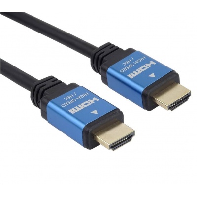 Kábel PREMIUMCORD HDMI na Ultra HDTV, 1.5 m (kov, pozlátené konektory)