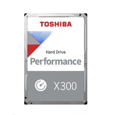 TOSHIBA HDD X300 6TB, SATA III, 7200 otáčok za minútu, 128 MB cache, 3,5", BULK