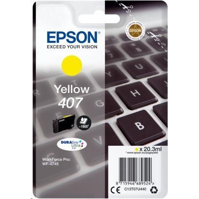 Atramentová kazeta EPSON série WF-4745 "Keyboard" L Yellow 1900 str. (20,3 ml)