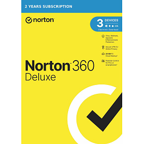 NORTON 360 DELUXE 25GB +VPN 1 používateľ pre 3 zariadenia na 2 roky ESD NORTON 360 DELUXE 25GB +VPN 1 používateľ pre 3 zariadenia na 2 roky ESD