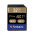 Karta VERBATIM SDHC 32GB PRO+ Class 10, UHS-1 (R:90/W:80 MB/s)