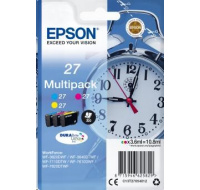 Atrament EPSON Multipack 3-farebný "Budík" 27 DURABrite Ultra Ink