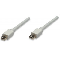 MANHATTAN Mini DisplayPort kábel, samec na samca, 1 m, biely