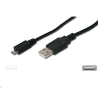 Kábel USB PREMIUMCORD 2.0 A - Micro B kábel 1m