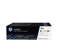 HP 131A CMY LJ Toner, 3-pack, U0SL1AM (1,800 / 1,800 / 1,800 pages)