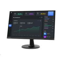 LENOVO LCD D24-40 - 23.8"  FHD,1920x1080,VA,16:9,4-7ms,3000:1,250 nits,HDMI,VGA,VESA,3Y