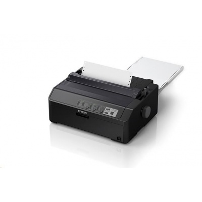 EPSON tiskárna jehličková LQ-590IIN, A3, 24 jehel, high speed draft 550 zn/s, 1+6 kopii, USB 2.0, Ethernet