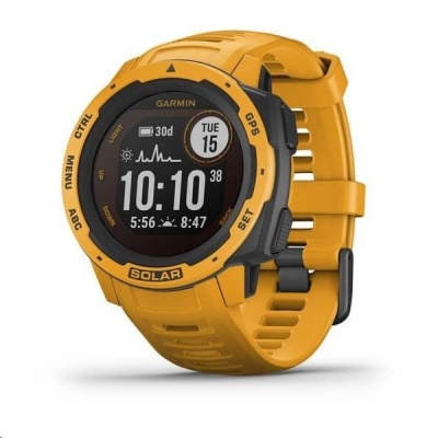 Garmin GPS sportovní hodinky Instinct Solar Yellow Optic