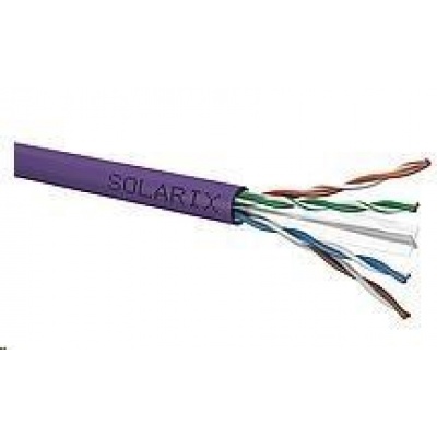 Inštalačný kábel Solarix UTP, Cat6, vodič, LSOH, krabica 305m SXKD-6-UTP-LSOH