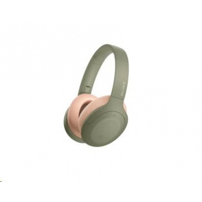 SONY bezdrátová stereo sluchátka WHH910N, zelená