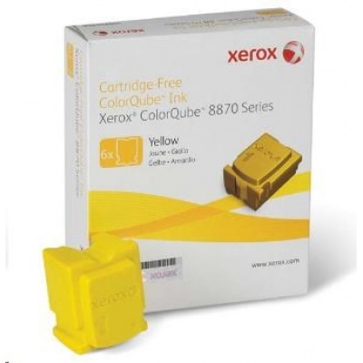 Xerox ColorQube Ink pro 8870/8880 žltá (6 tyčiniek), DMO (17 300str.)