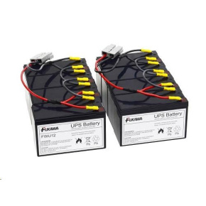 Batérie - FUKAWA FWU-12 náhradná sada batérií pre RBC12 (12V/7Ah, 8ks)