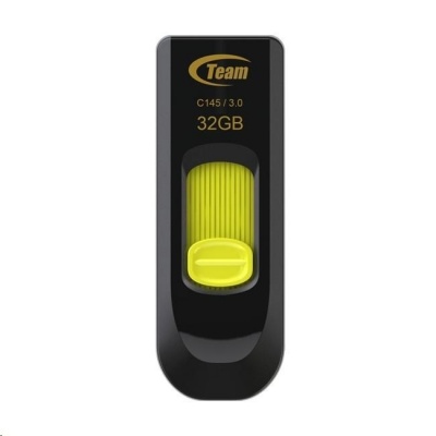 TEAM Flash Disk 32GB C145, USB 3.1, žlutá