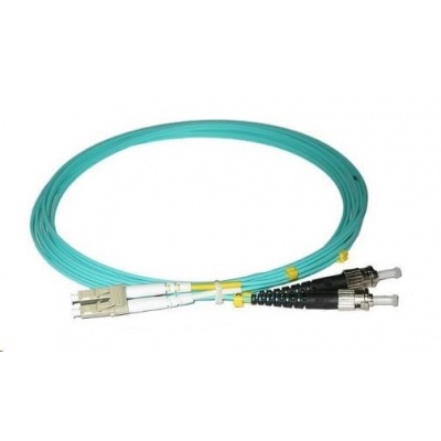 Duplexný patch kábel MM 50/125, OM3, LC-ST, LS0H, 5 m