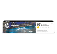 HP 981X High Yield Yellow Original PageWide Cartridge (10,000 pages)