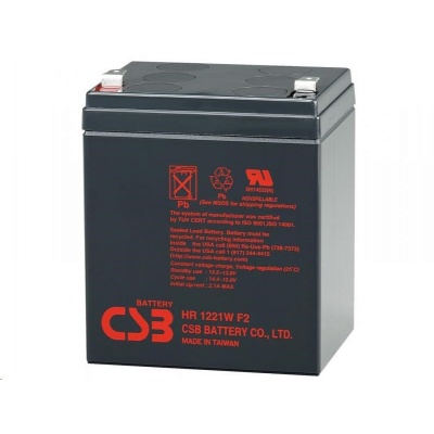 Olovená batéria CSB 12V 5,1Ah HighRate F2 (HR1221WF2)