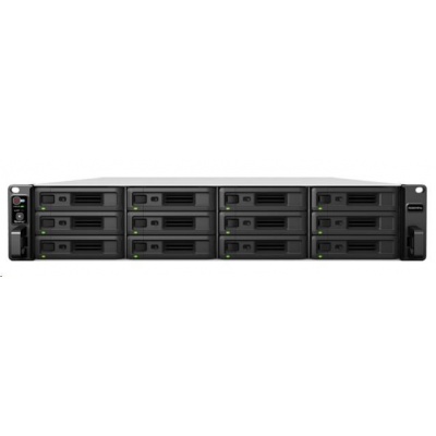 Synology RS3621RPxs RackStation (6C/XeonD-1531/2,2-2,7GHz/8GBRAM/12xSATA/2xUSB3.0/4xGbE/2xPCIe/RP)