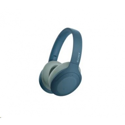SONY bezdrátová stereo sluchátka WHH910N, modrá