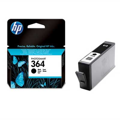 HP 364 Black Ink Cart, 6 ml, CB316EE (250 pages)