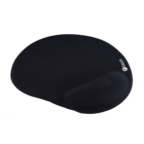 C-TECH Podložka pod myš gélová MPG-03, čierna, 240x220mm