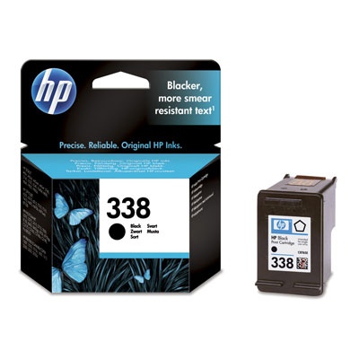 HP 338 Black Ink Cart, 11 ml, C8765EE (480 pages)