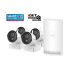 iGET HOMEGUARD HGNVK88004P - Kamerový systém s batériovými kamerami FullHD, sada 4 kamier + rekordér NVR