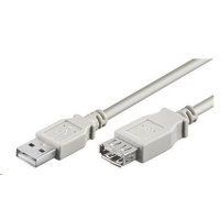 Kábel USB PREMIUMCORD 2.0 A-A 0,5 m (50 cm), predĺženie (M/F)