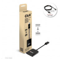 Club3D Hub MST USB-C na DisplayPort, 4K60Hz (M/F)