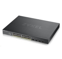 Zyxel XGS1930-28HP 28-portový inteligentný spravovaný PoE prepínač, 24x gigabitový RJ45, 4x 10GbE SFP+, rozpočet PoE 375W