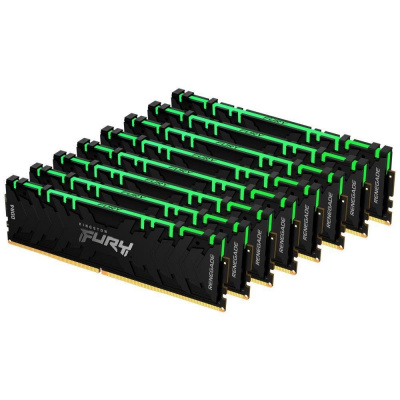 DIMM DDR4 256GB 3200MT/s CL16 (Kit of 8) KINGSTON FURY Renegade RGB